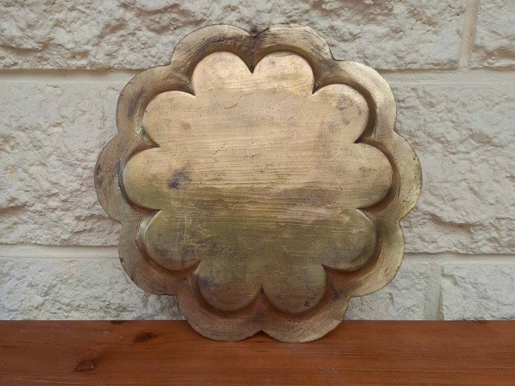 Beautiful Brass Flower Shaped Tray
