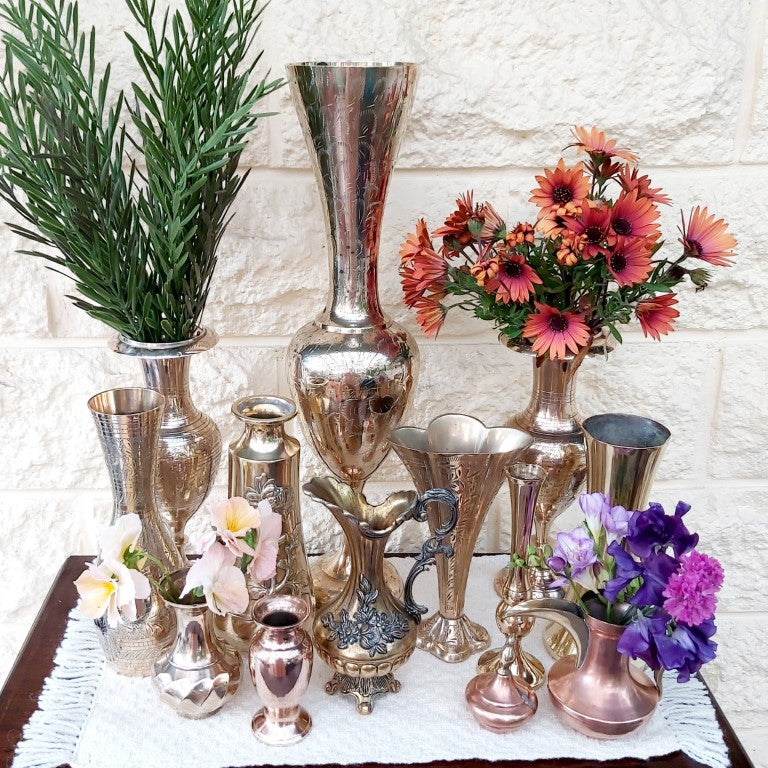 Vintage Turkish Dallah Copper & Brass Coffee Pot