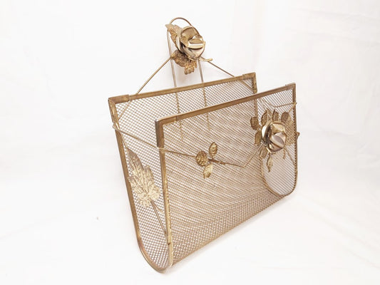 Vintage Wall Hanging Brass Letter Holder