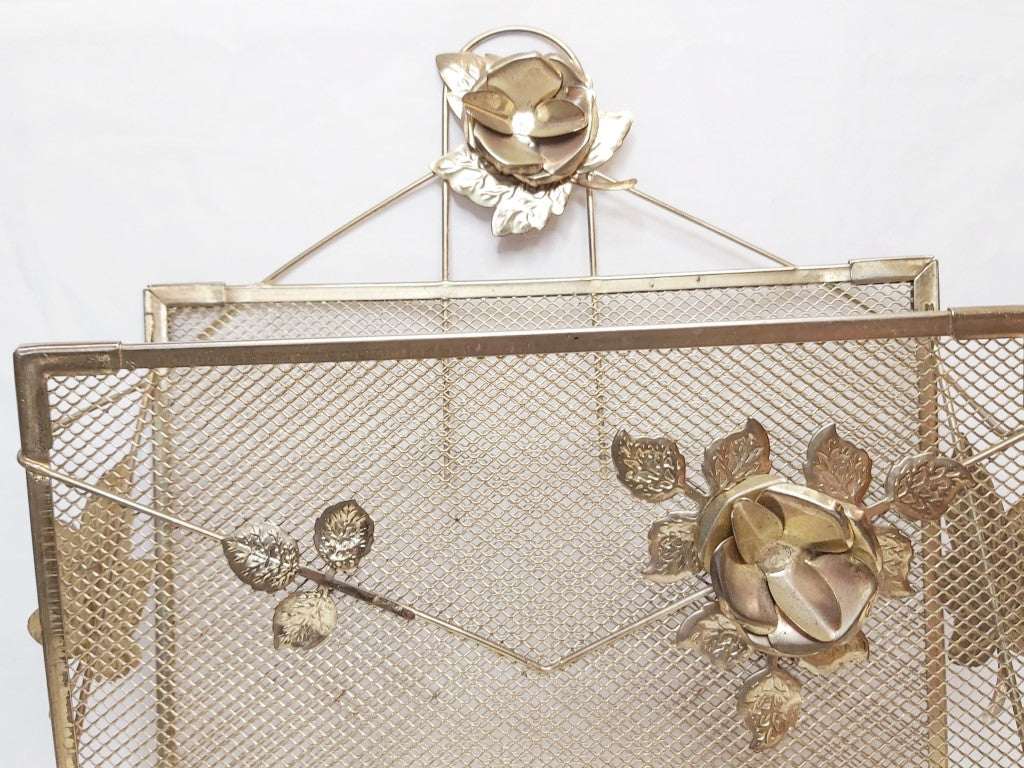 Vintage Wall Hanging Brass Letter Holder