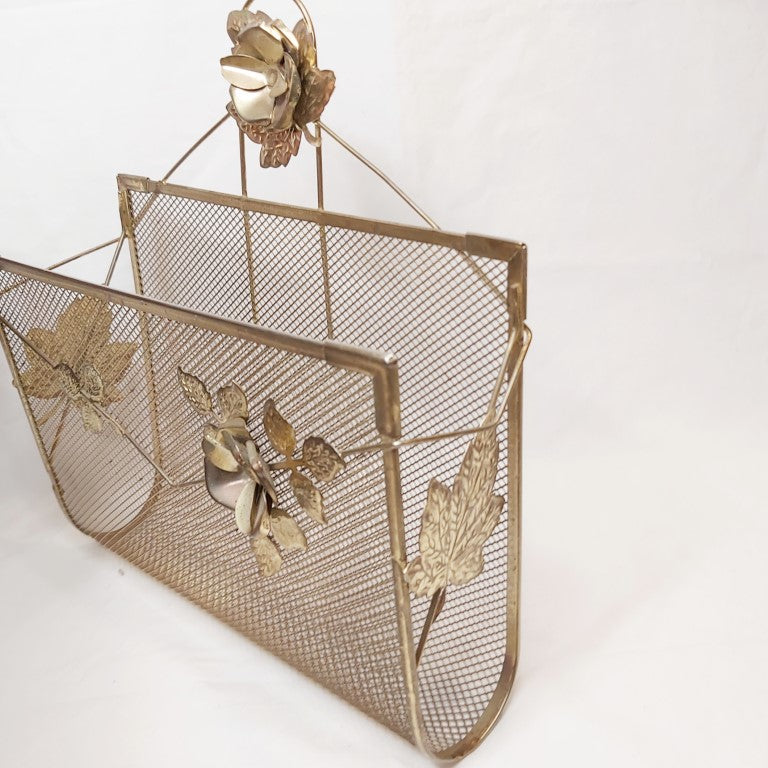 Vintage Wall Hanging Brass Letter Holder