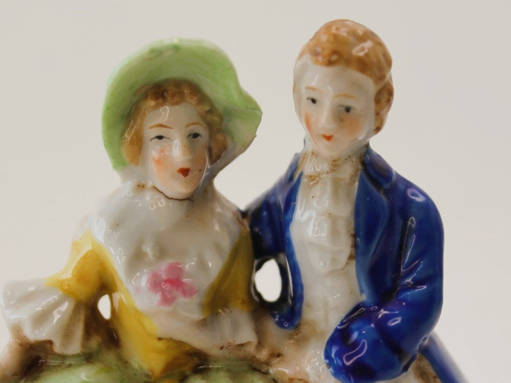 Bridgerton Style Couple Courting Figurine