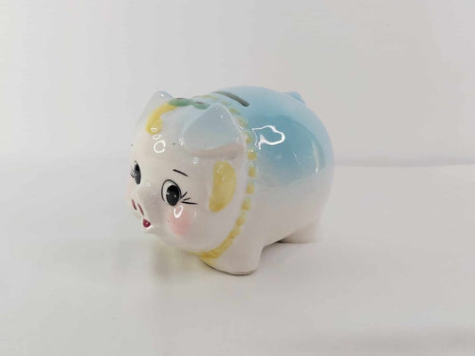 Vintage 50's Westpac Japan Ceramic Piggy Bank
