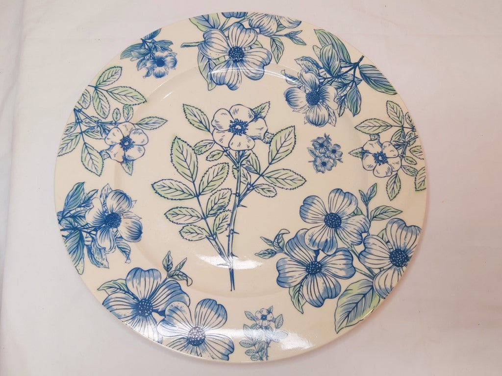 Casa Domani Creme de Creme Bouquet Plate