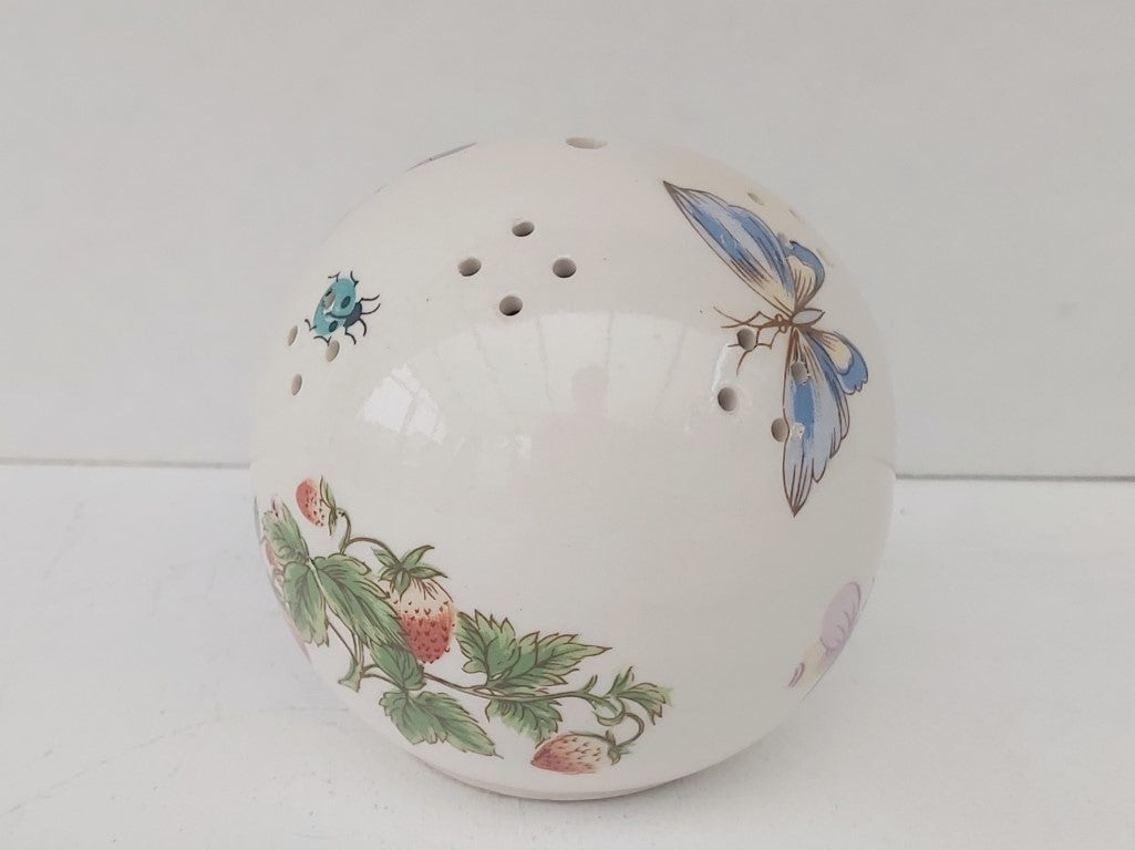 Butterfly, Strawberries & Ladybugs Ceramic Pomander