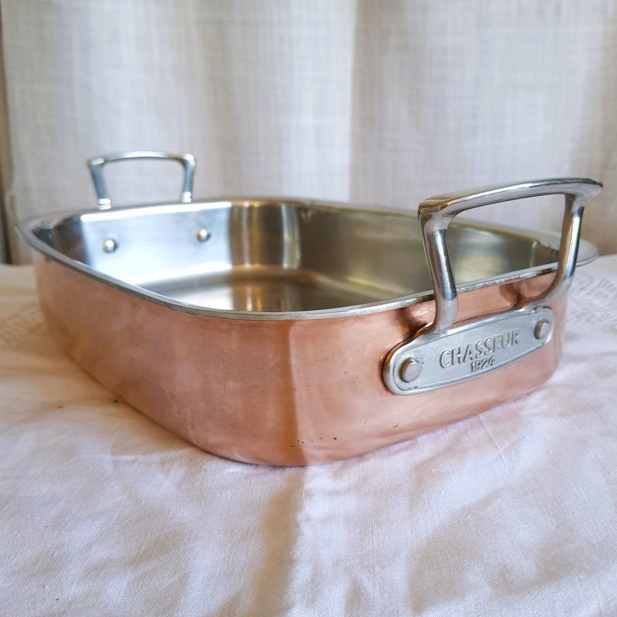 Preloved Chasseur Escoffier Copper Roasting Pan