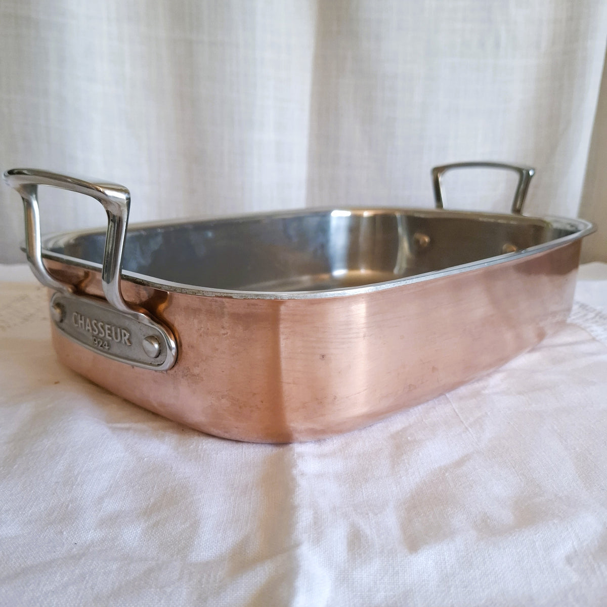 Preloved Chasseur Escoffier Copper Roasting Pan