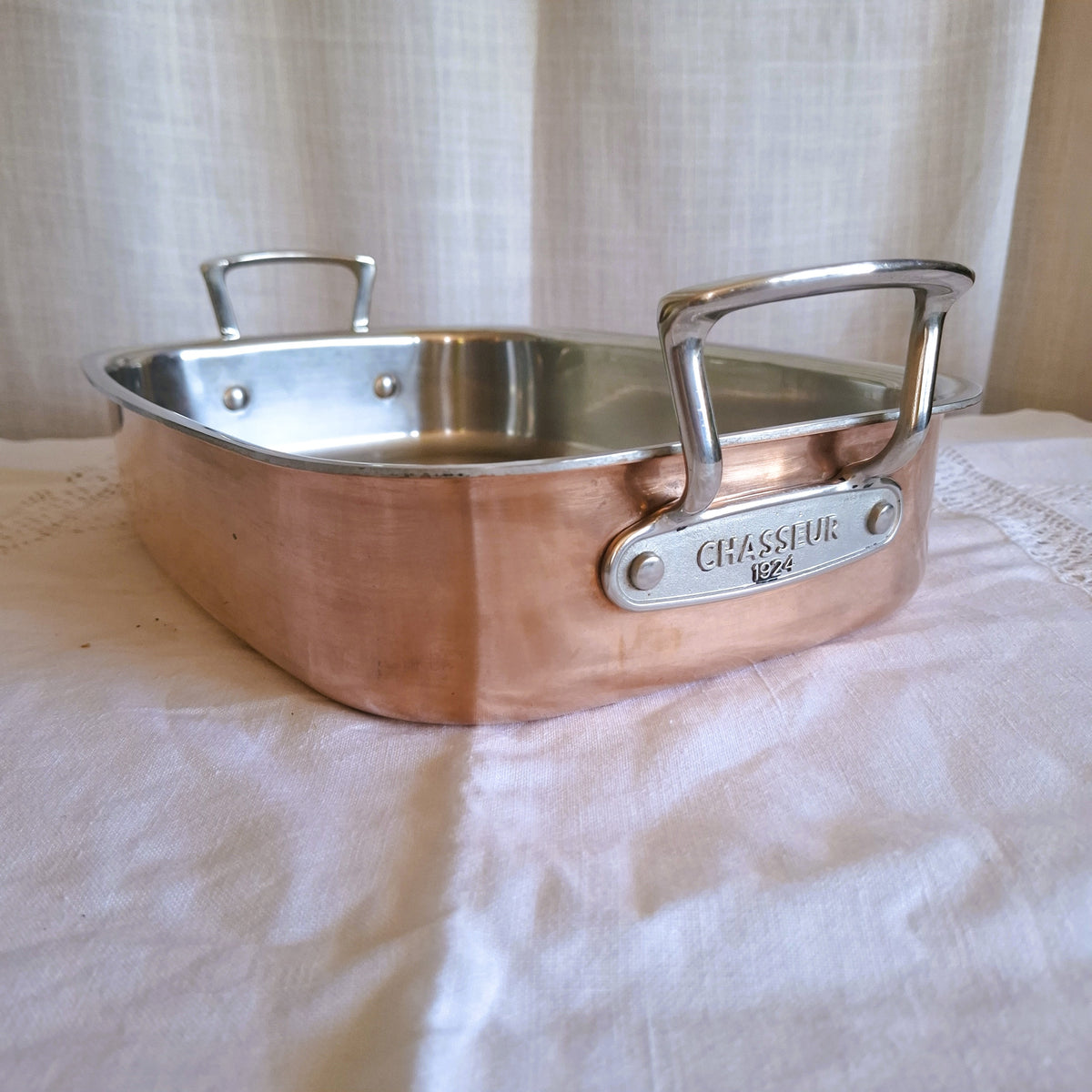 Preloved Chasseur Escoffier Copper Roasting Pan