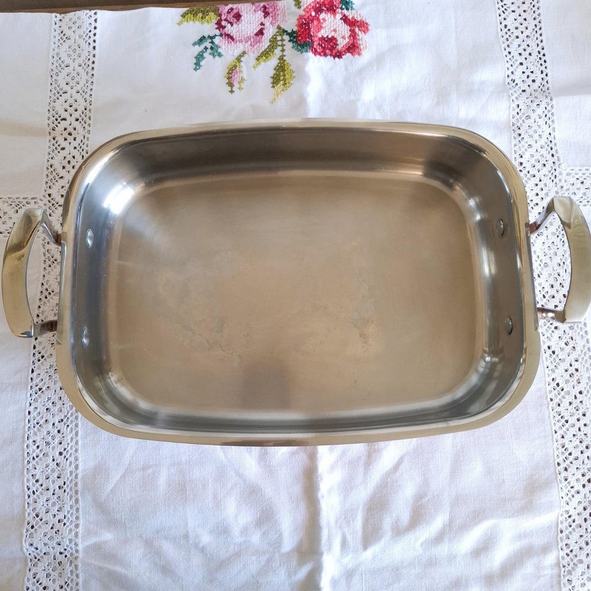 Preloved Chasseur Escoffier Copper Roasting Pan