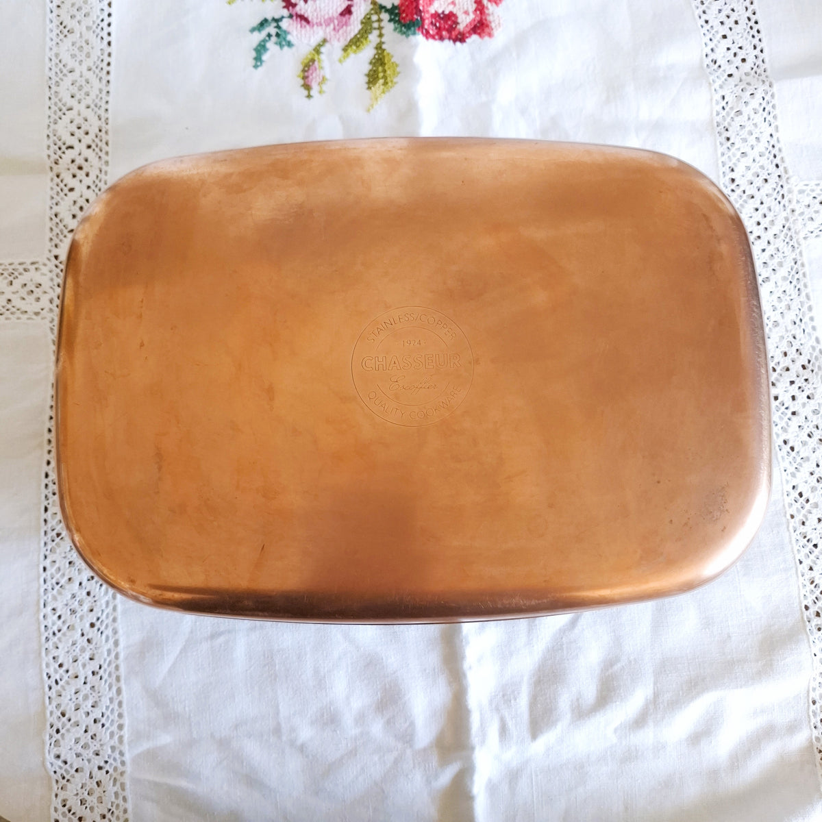 Preloved Chasseur Escoffier Copper Roasting Pan
