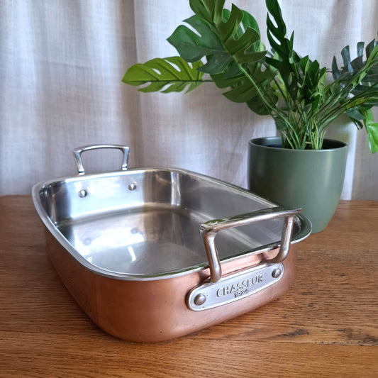 Preloved Chasseur Escoffier Copper Roasting Pan