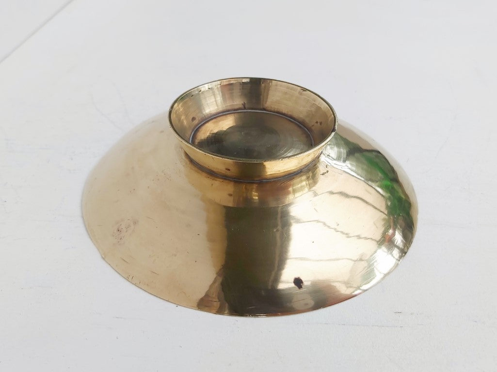 Chinese Brass Engraved Dish