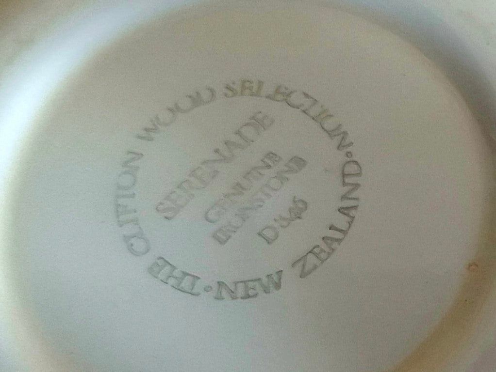 Pair of Crown Lynn Clifton Wood Serenade Bowls