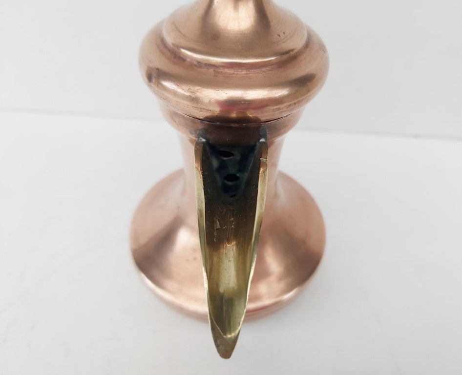 Vintage Turkish Dallah Copper & Brass Coffee Pot
