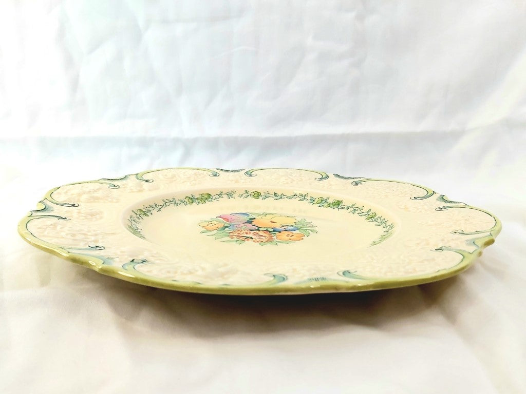 Crown Ducal 1930's Majolica Floral Plate