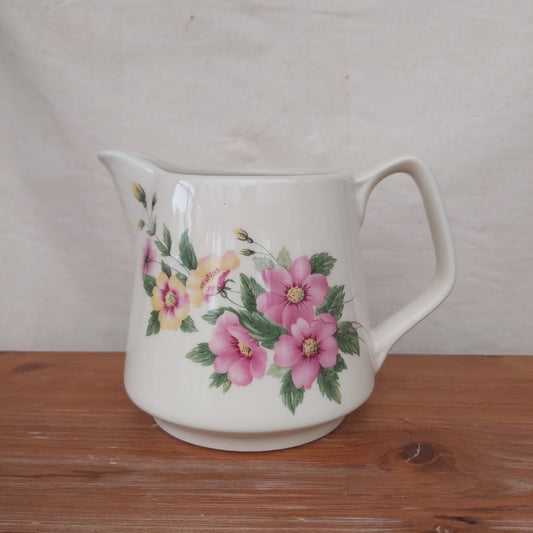 Crown Lynn Floral Jug 6035