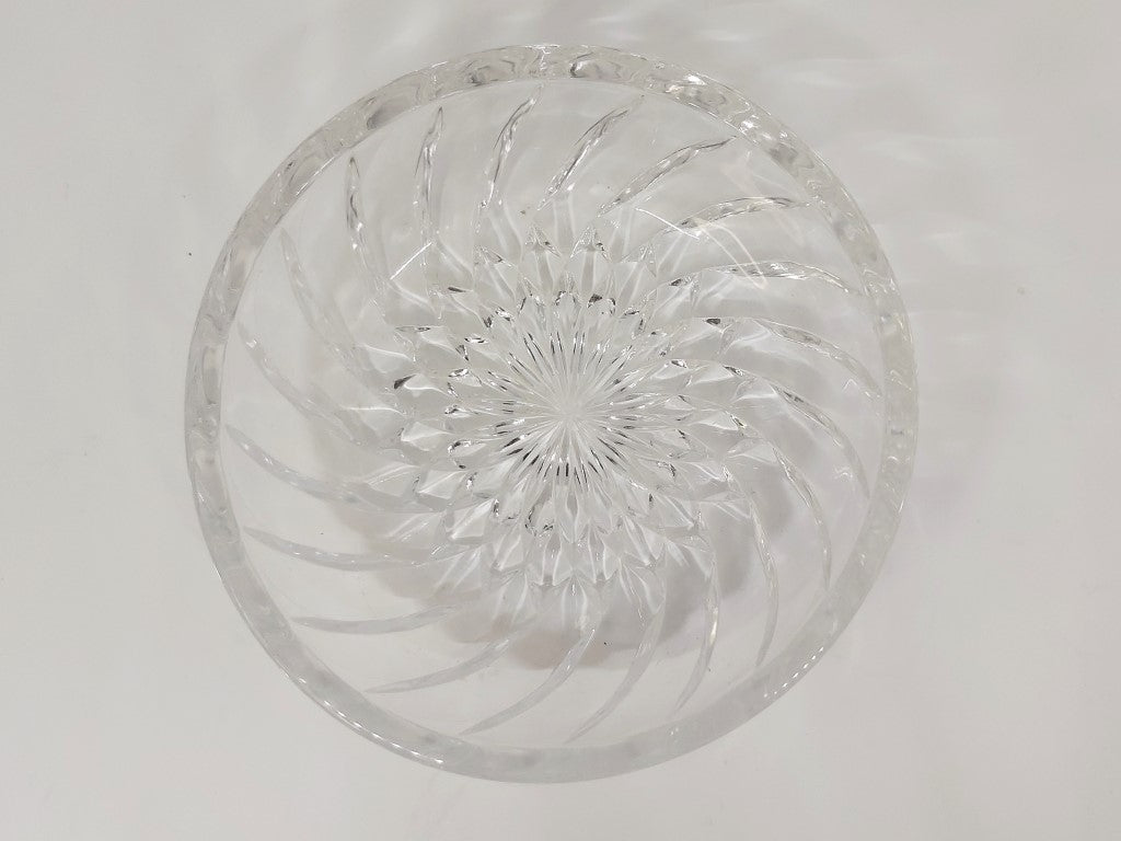 Crystal Swirl Trinket or Sweets Dish