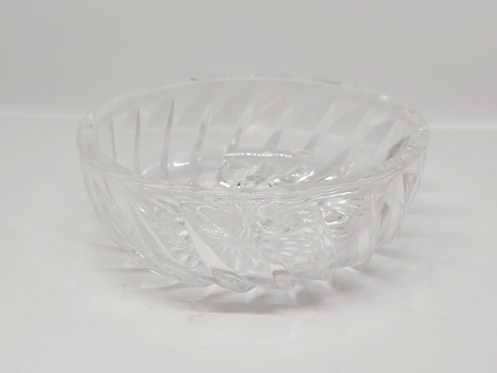 Crystal Swirl Trinket or Sweets Dish