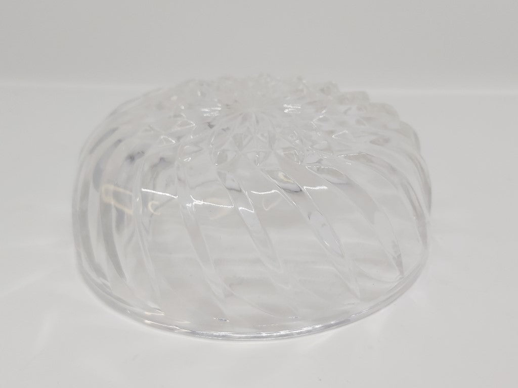Crystal Swirl Trinket or Sweets Dish