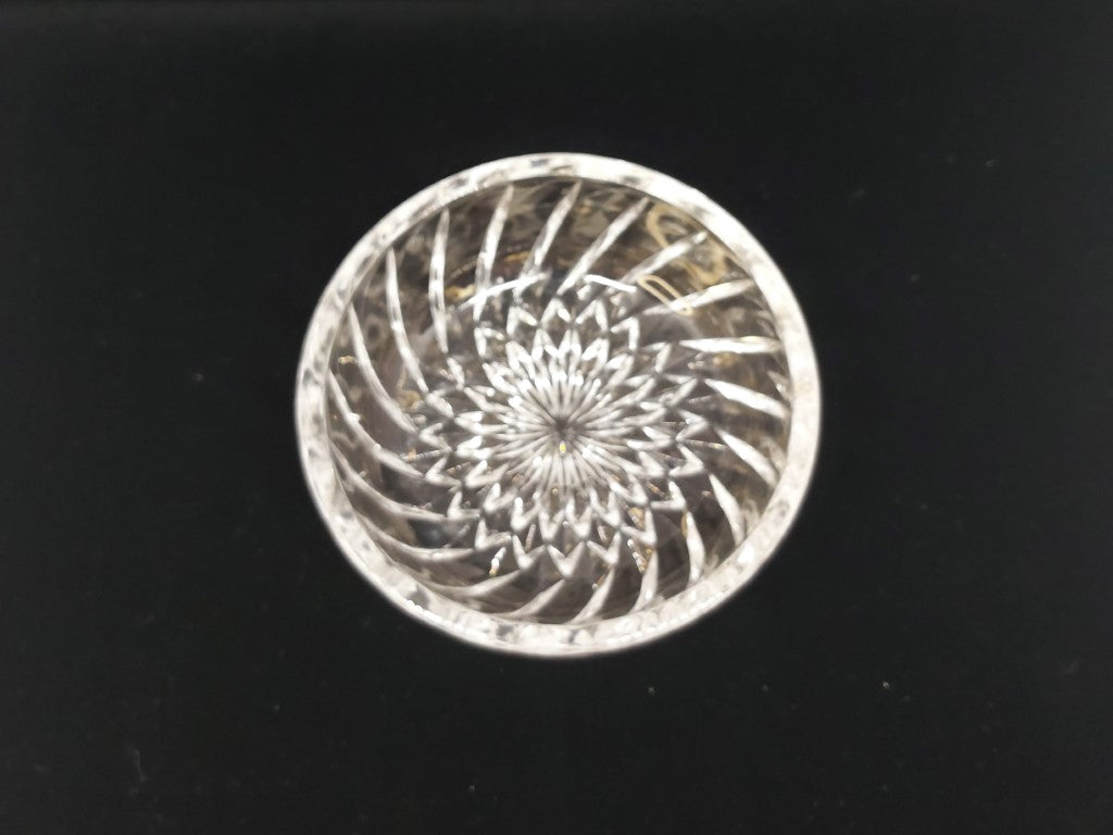 Crystal Swirl Trinket or Sweets Dish