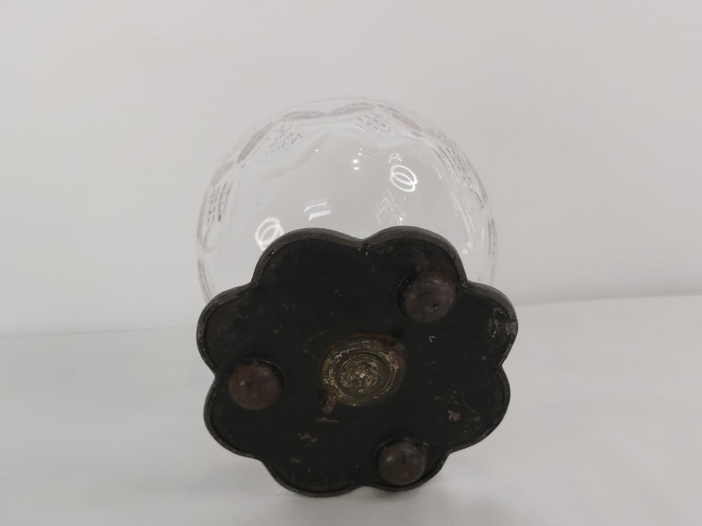 Stunning Unique Crystal Pedestal Bowl