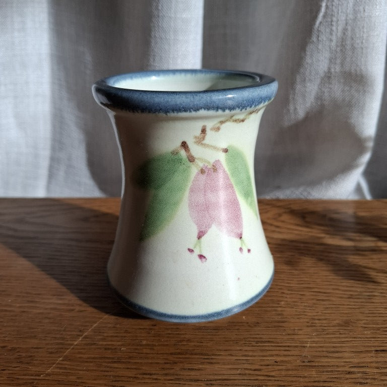 NZ Fuschia Pottery Vase or Pencil Pot by David Griffith Nelson Pottery