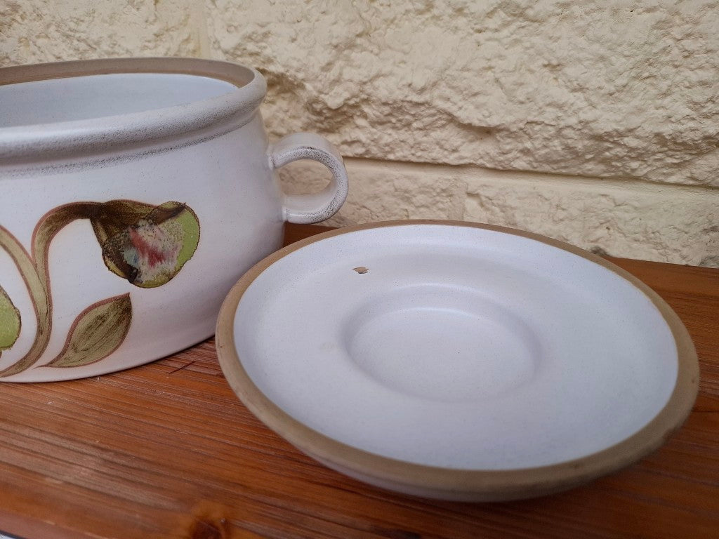 Vintage Denby Troubador 4 Pint Casserole Dish & Lid