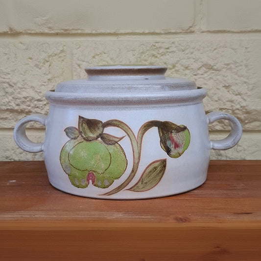 Vintage Denby Troubador 4 Pint Casserole Dish & Lid