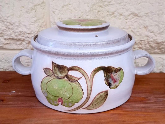 Vintage Denby Troubador 4 Pint Casserole Dish & Lid