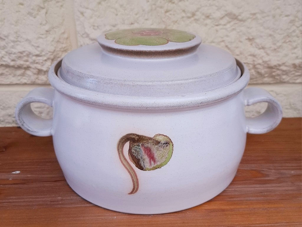 Vintage Denby Troubador 4 Pint Casserole Dish & Lid