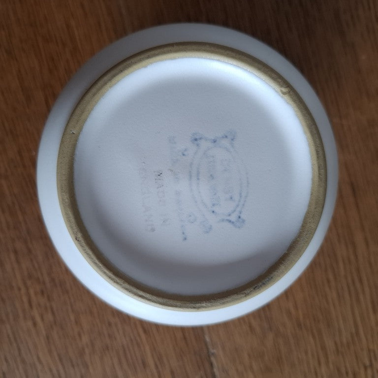 Denby White Rose "Charm" Open Sugar Bowl
