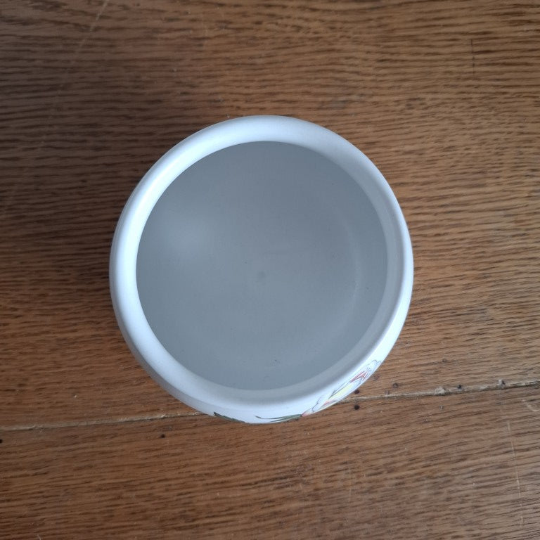Denby White Rose "Charm" Open Sugar Bowl