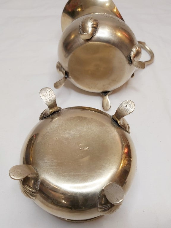 Vintage Engraved EPNS Coffee Pot Set