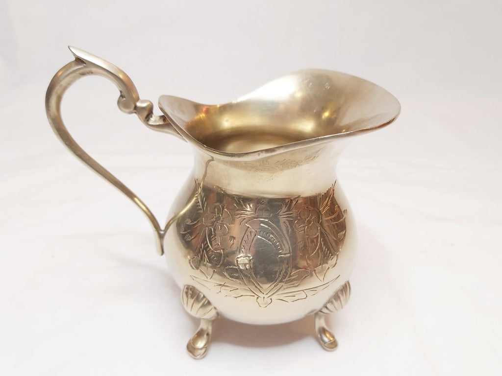 Vintage Engraved EPNS Coffee Pot Set