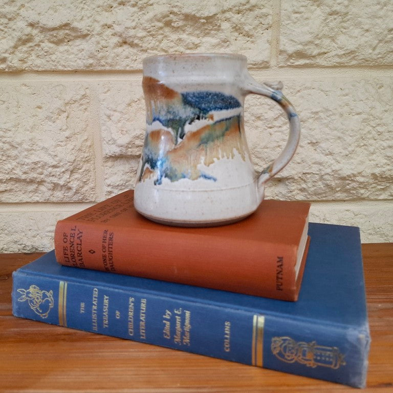 Stunning Flaxton Pottery Tankard Mug