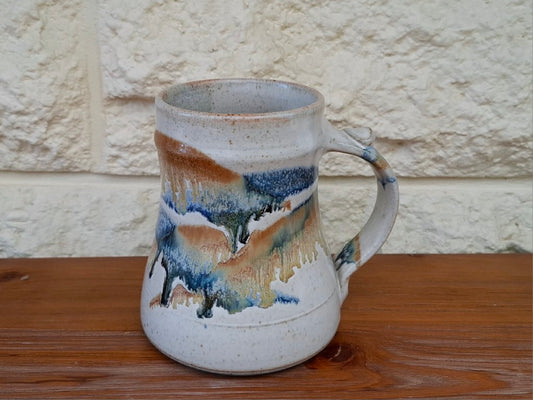 Stunning Flaxton Pottery Tankard Mug