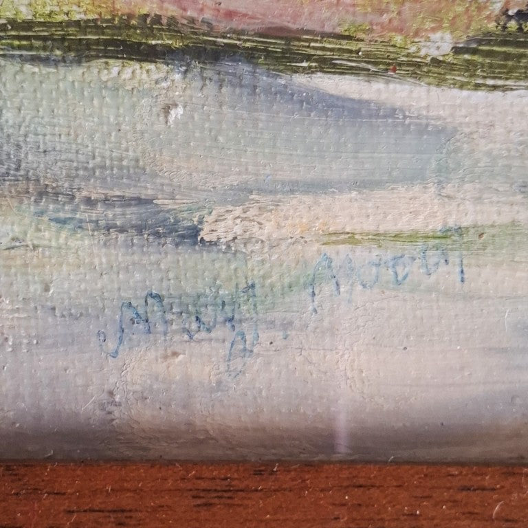 Reproduction Painting of The Geranium by Raymond Wintz Signed by Artist