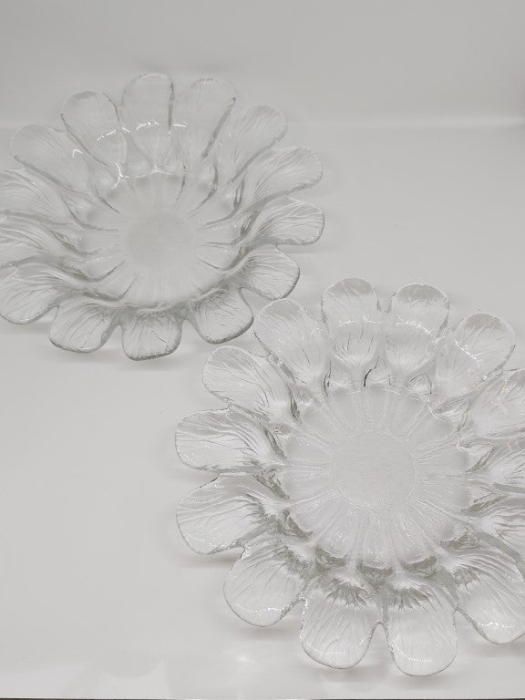 2 Vintage Holmegaard of Copenhagen Daisy Flower Bowls