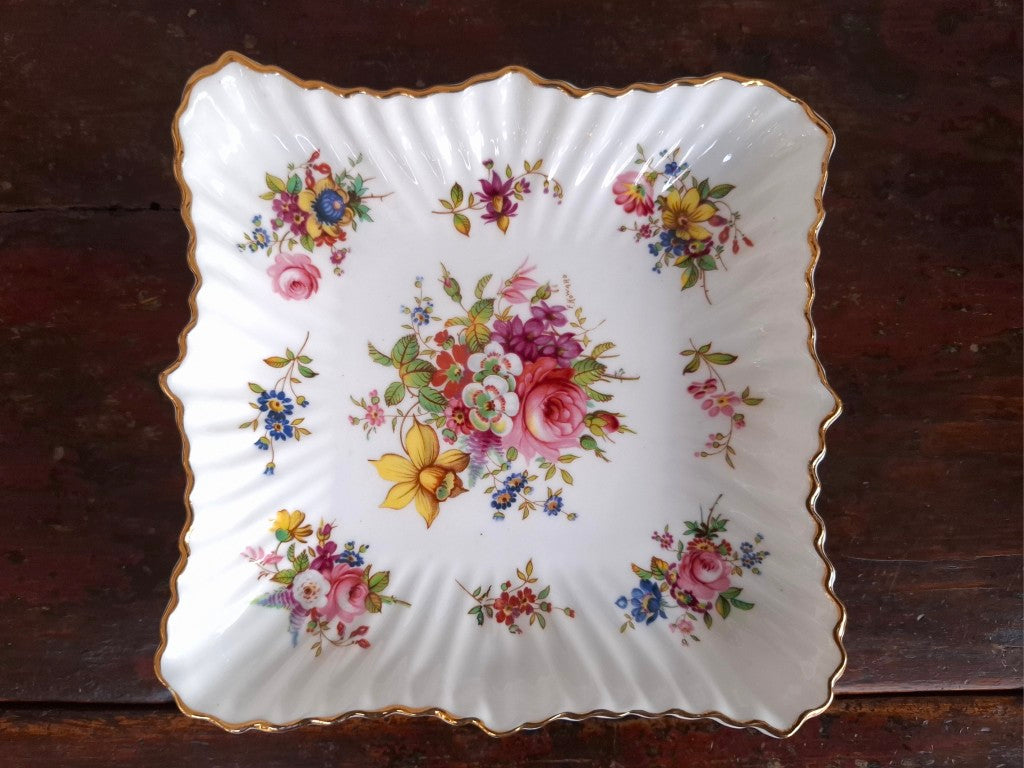 Spode Hammersley Howards Spray Square China Dish