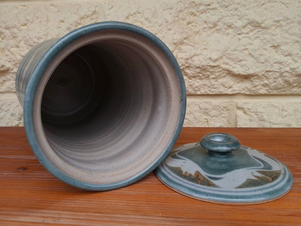 Hugh MacMillan Studio Pottery Large Crock Canister