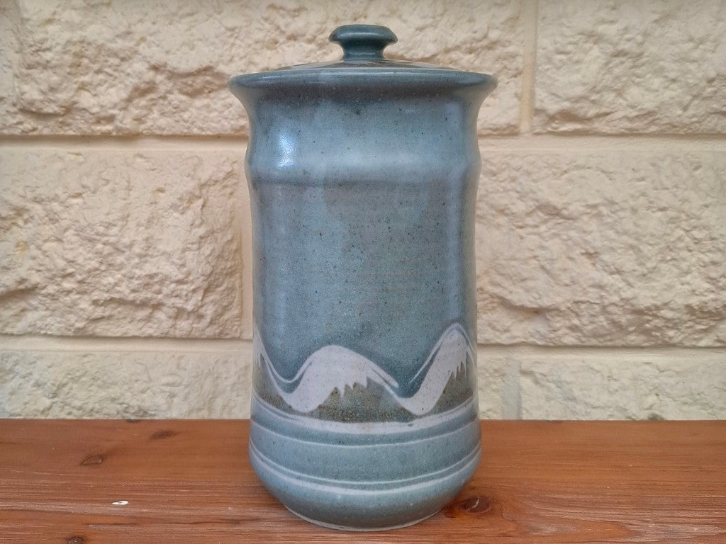 Hugh MacMillan Studio Pottery Large Crock Canister