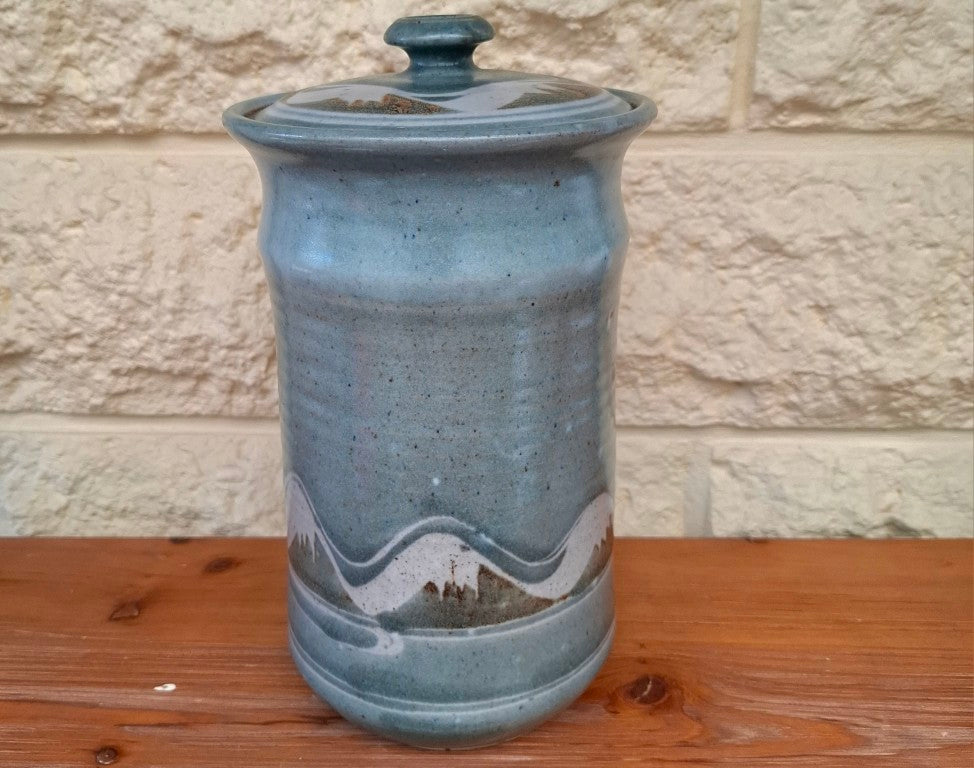 Hugh MacMillan Studio Pottery Large Crock Canister