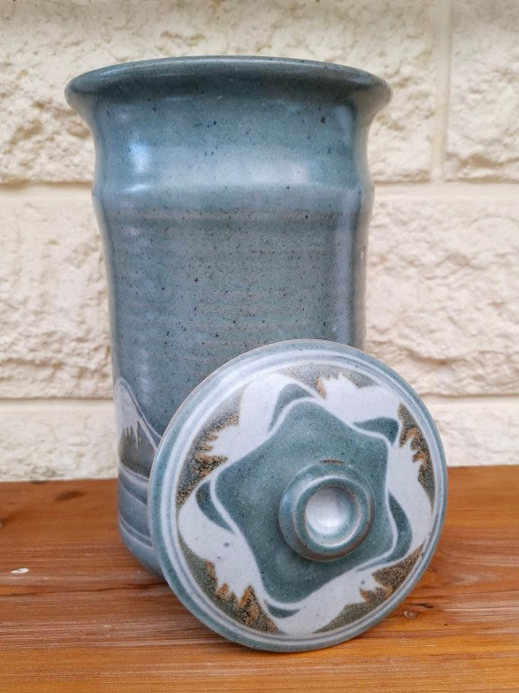 Hugh MacMillan Studio Pottery Large Crock Canister