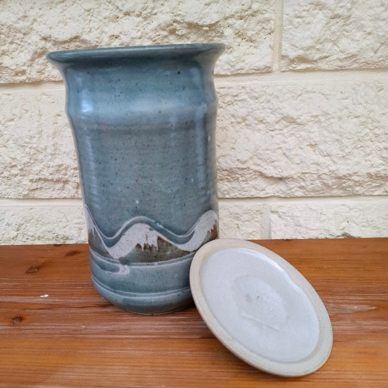 Hugh MacMillan Studio Pottery Large Crock Canister