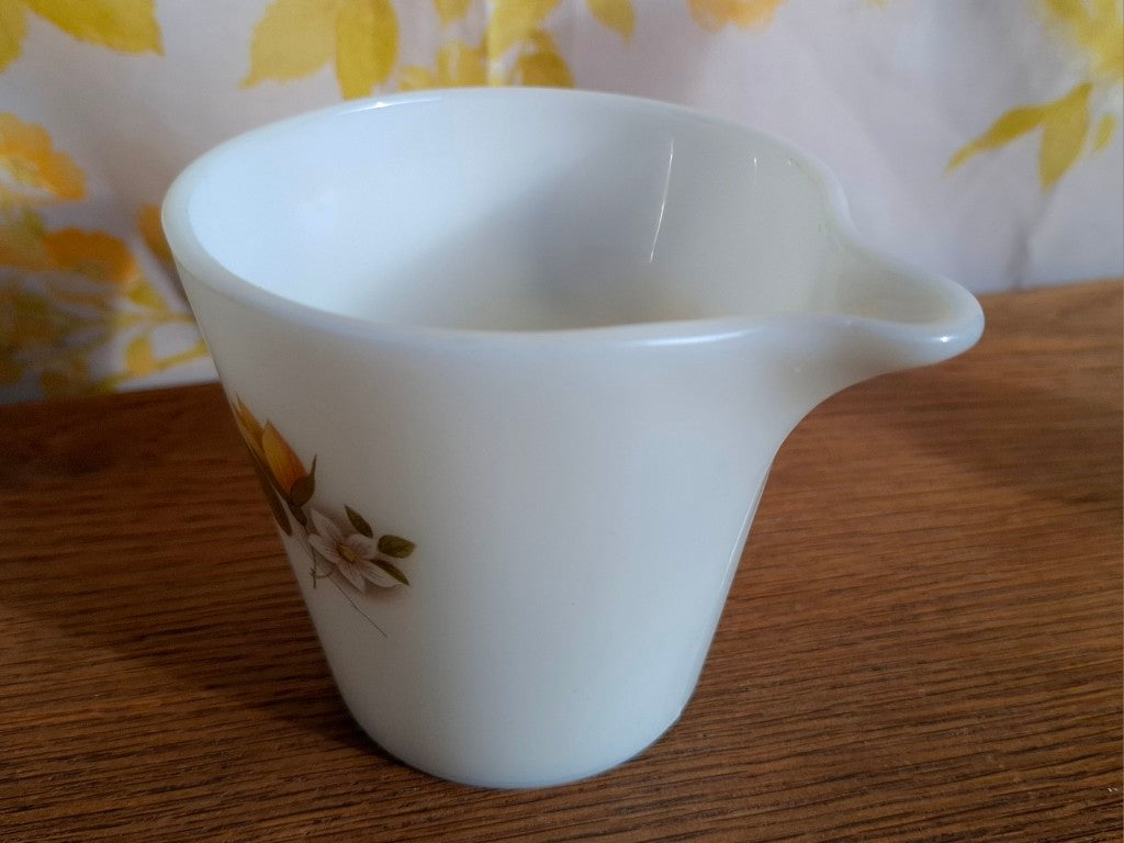 Autumn Glory JAJ Pyrex Milk Glass Jug