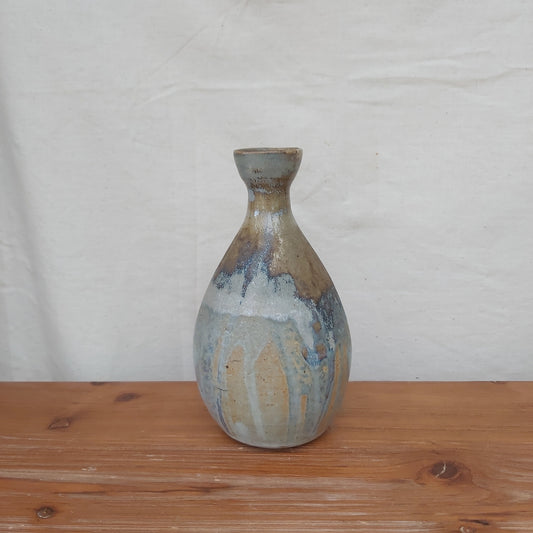 Japanese Sake Bottle Style Studio Pottery Vase