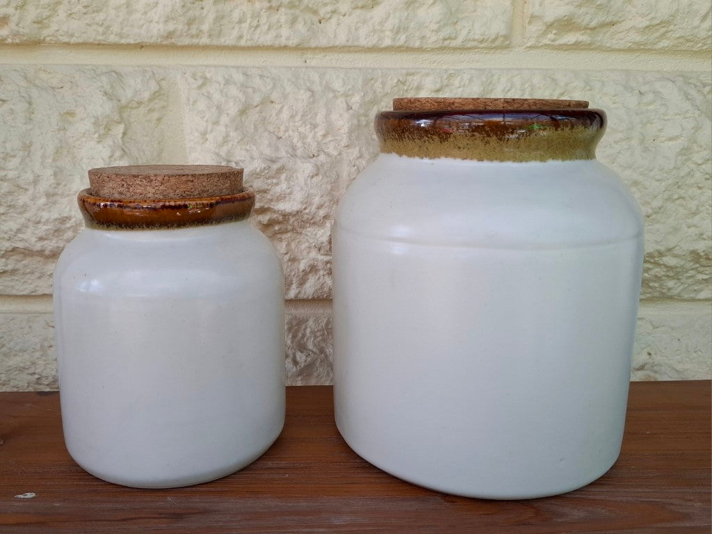Kermiko Hazelwood Coffee & Milo Canisters