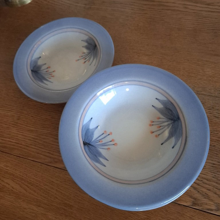 Vintage Killick Pottery Waiuku Breakfast Bowls Set of 5