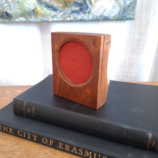 Timber Titbits of Akaroa Kowhai Wood Chunk Small Photo Frame
