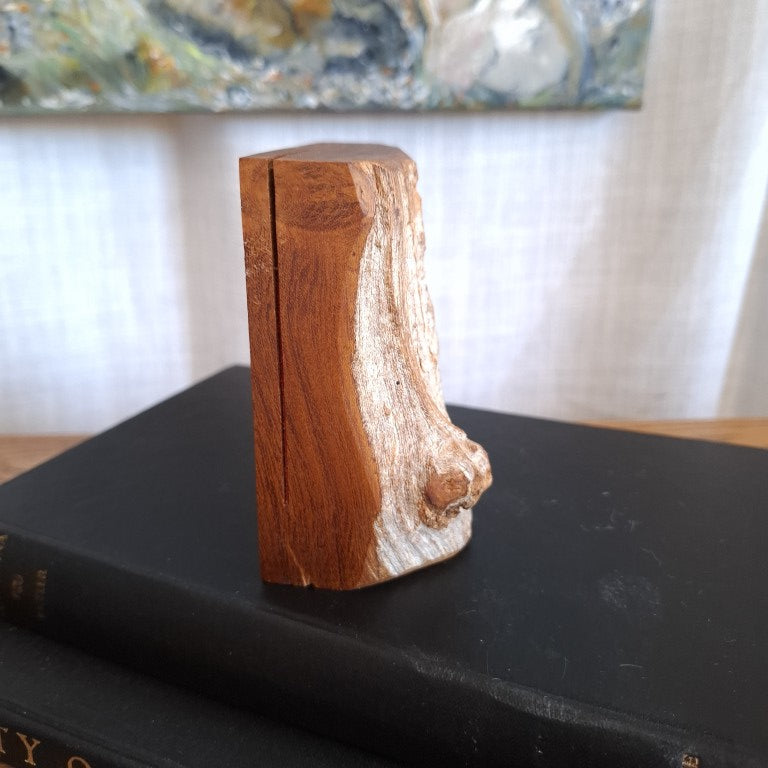 Timber Titbits of Akaroa Kowhai Wood Chunk Small Photo Frame